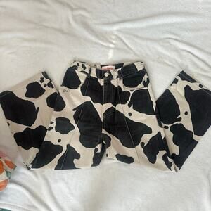 Lisa Says Gah Cow Print Robyn Jeans